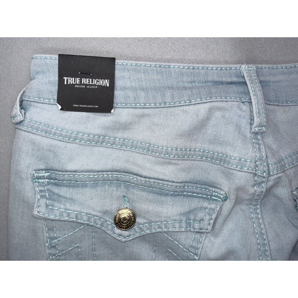 NWT True Religion Jennie Curvy Mid Rise Super Skinny Jean Size 30 - Picture 6 of 13